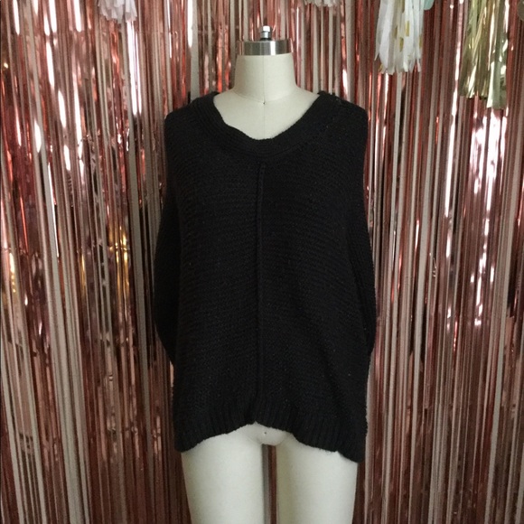 Mossimo Black Knit Sweater Pullover - Picture 1 of 2